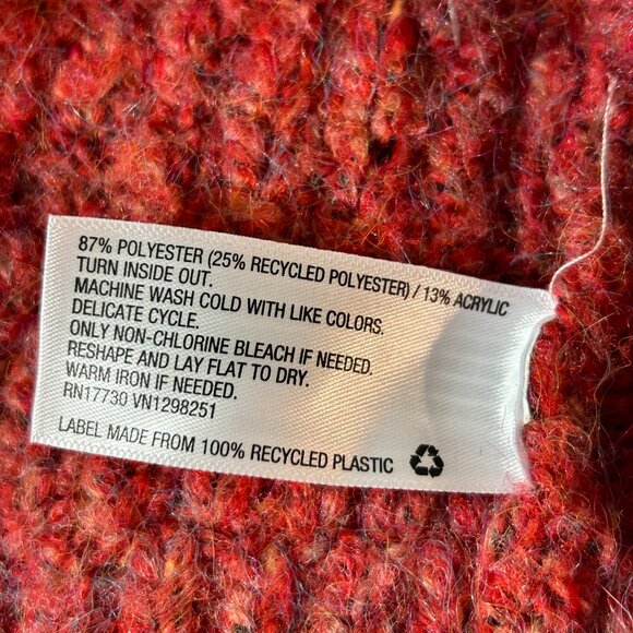 Universal Thread Mock Neck Cable Knit Cropped Sweater plus size XXL - Picture 6 of 10